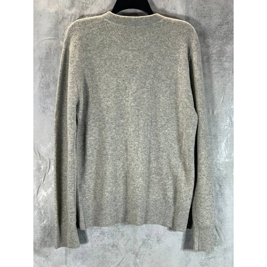 JACHS New York Men's Grey Wool Blend Pullover Henley Sweater SZ S