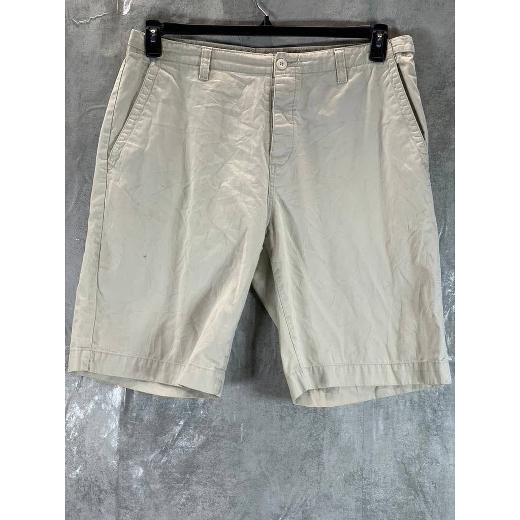 XIOS NEW YORK Men's Tan Cotton Chino Shorts SZ 36