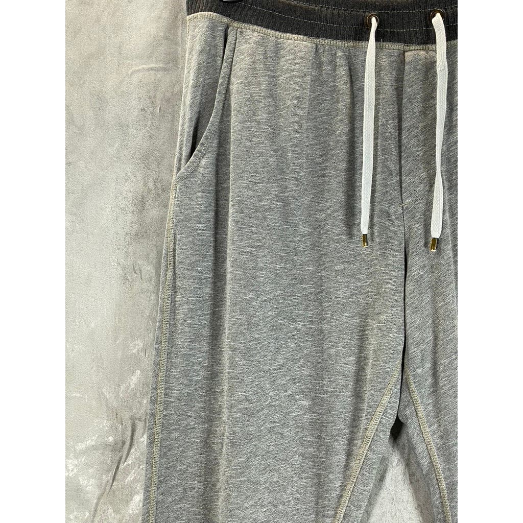 AMERICAN EAGLE OUTFITTERS Men's Light Grey Drawstring Pull-On Joggers SZ XL