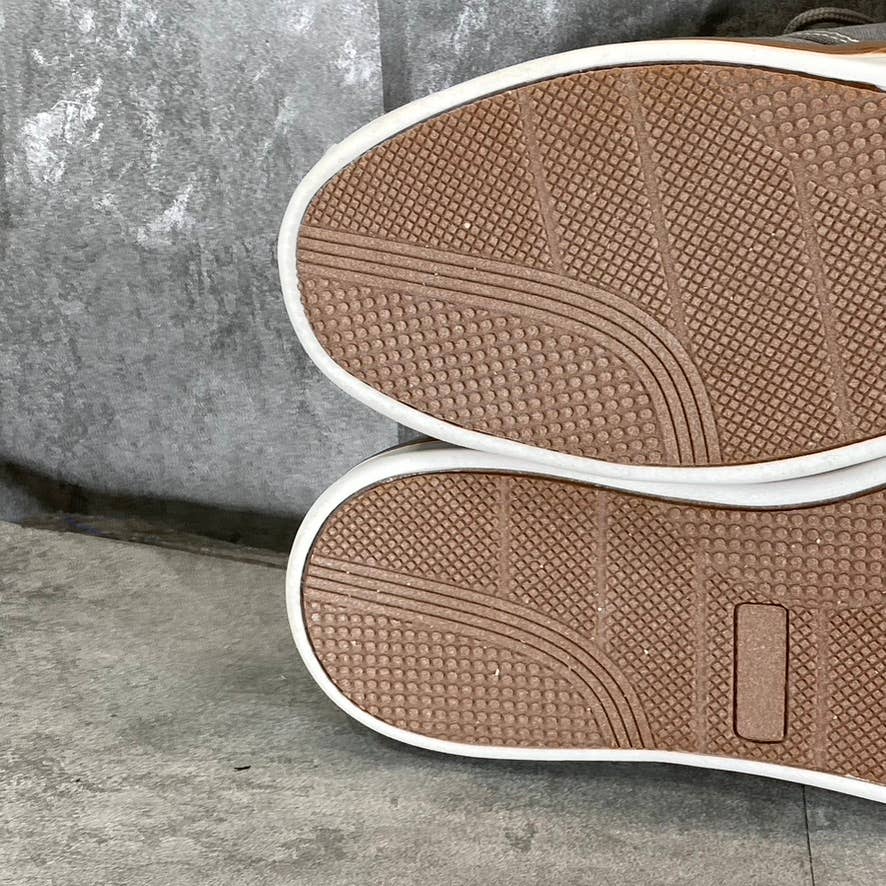 RESERVED FOOTWEAR NEW YORK Men's Light Grey Atomix Low-Top Sneakers SZ 13