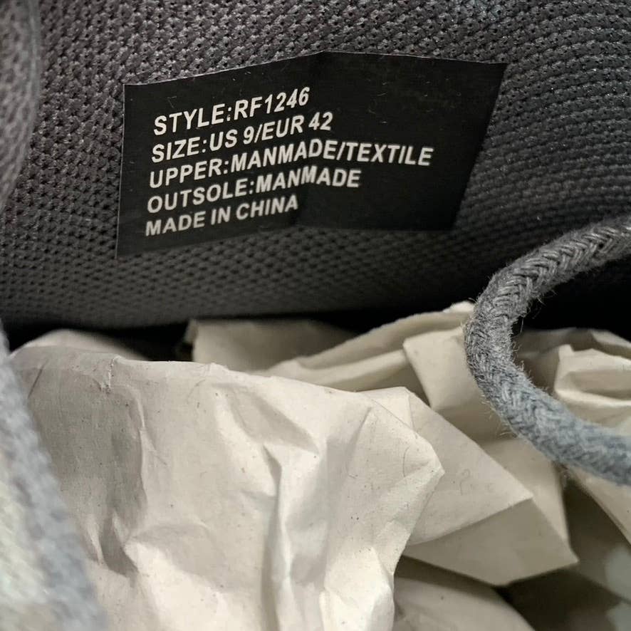 RESERVED FOOTWEAR NEW YORK Men's Grey Vertigo Lace-Up Oxford Shoes SZ 9