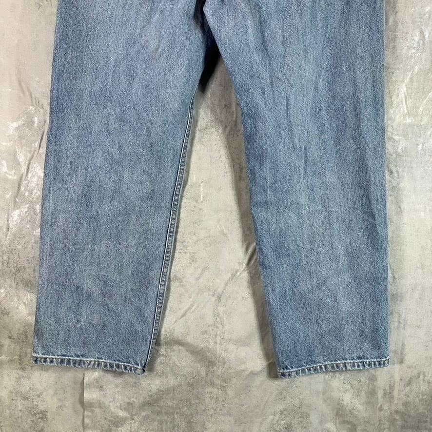 LANDS' END Men's Stone Wash Traditional-Fit Non-Stretch Jeans SZ 36
