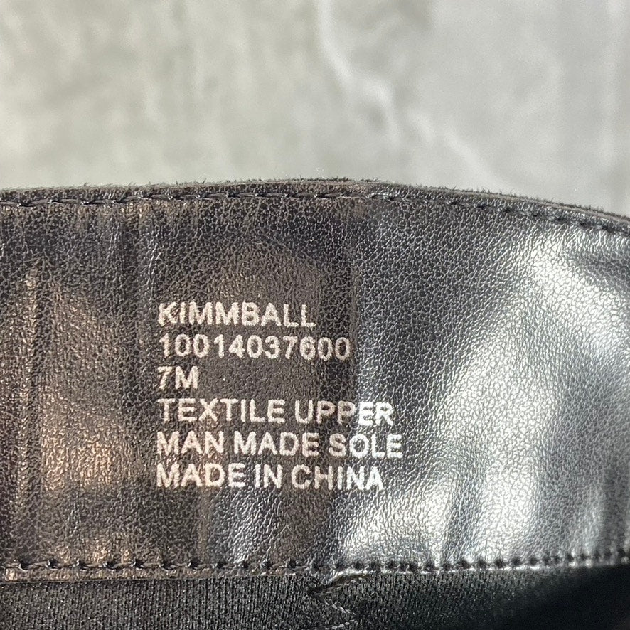 STYLE & CO Women's Black Kimmball Block-Heel Full Side-Zip Over-The-Knee Boots