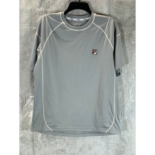 FILA Men's Gray Crewneck Short Sleeve Athletic T-Shirt SZ M