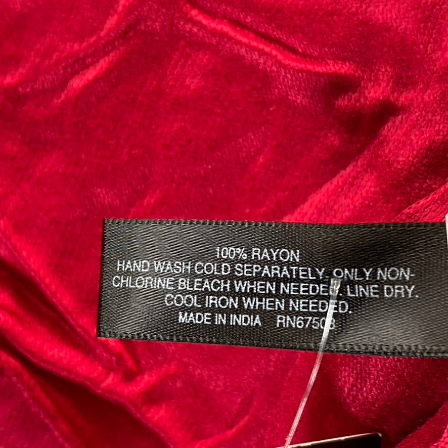 INC INTERNATIONAL CONCEPTS Women's Baked Apple Solid Knit Wrap Scarf SZ OS