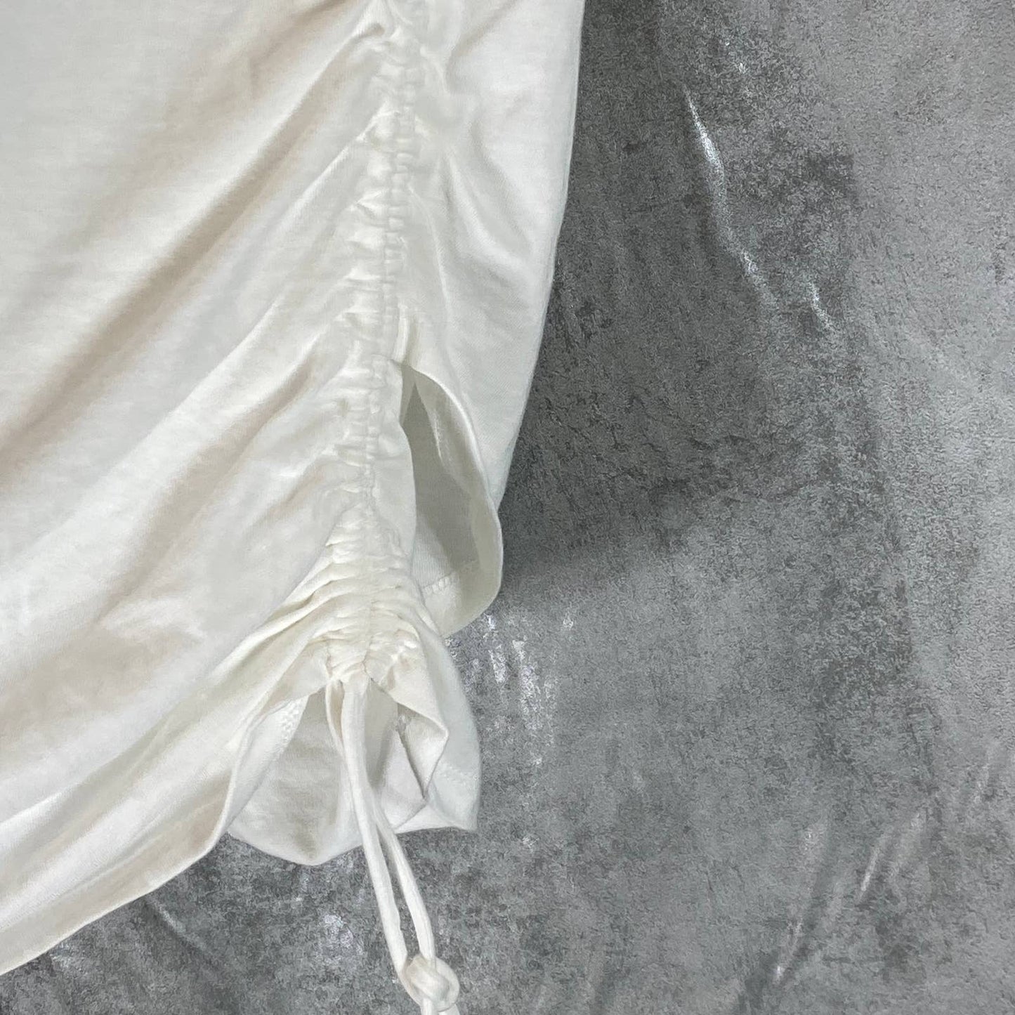 INC INTERNATIONAL CONCEPTS Women's Bright White Cotton Surplice Side-Tie Top SZM