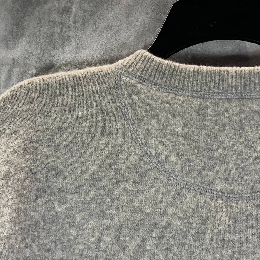 JACHS New York Men's Grey Wool Blend Pullover Henley Sweater SZ S