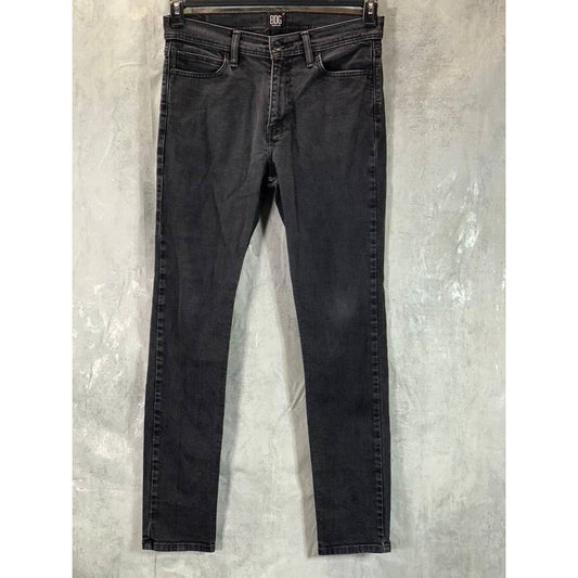 BDG URBAN OUTFITTERS Men's Solid Black Skinny-Fit Stretch Denim Jeans SZ 33X32