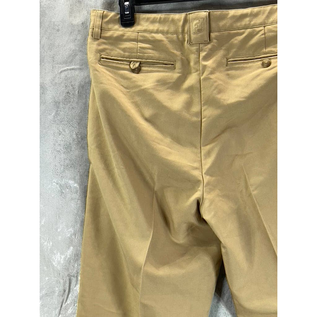 FOOTJOY FJ Performance Men's Tan Khaki Straight-Leg Pants SZ 36X32