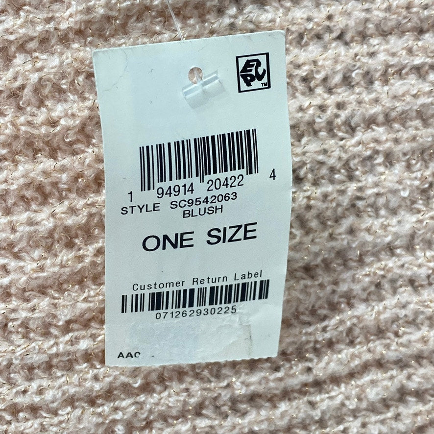 STYLE & CO. Blush Solid Rib Scarf OS