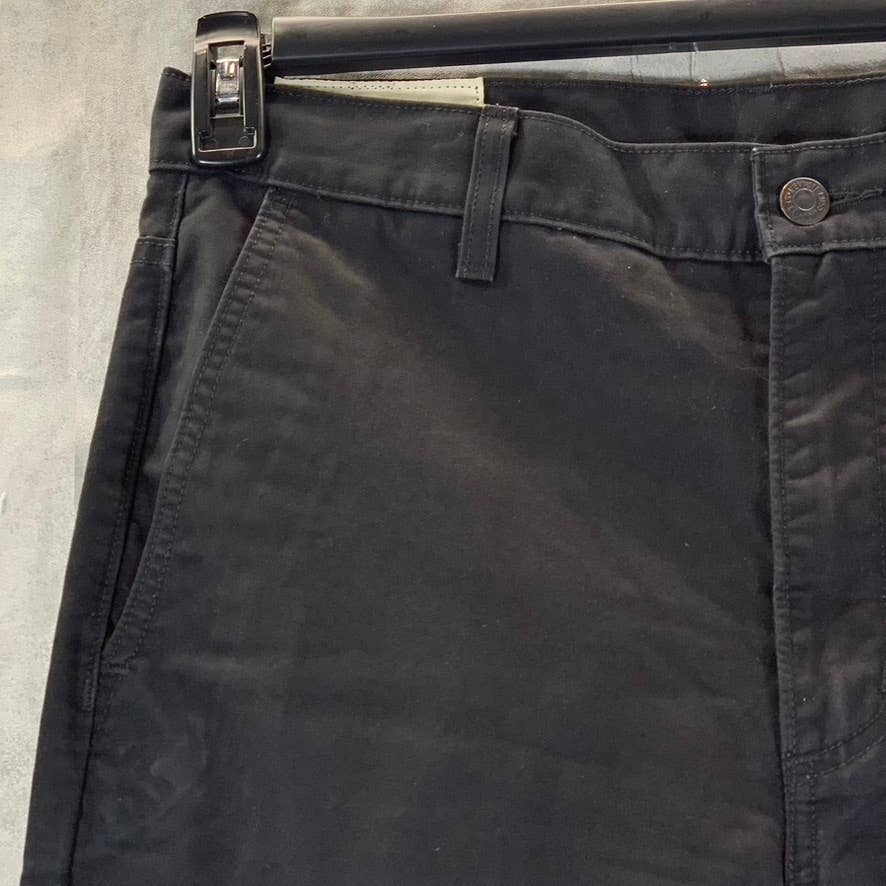 LEVI'S Men's Deep Black Slim-Fit Jeans SZ 33X30