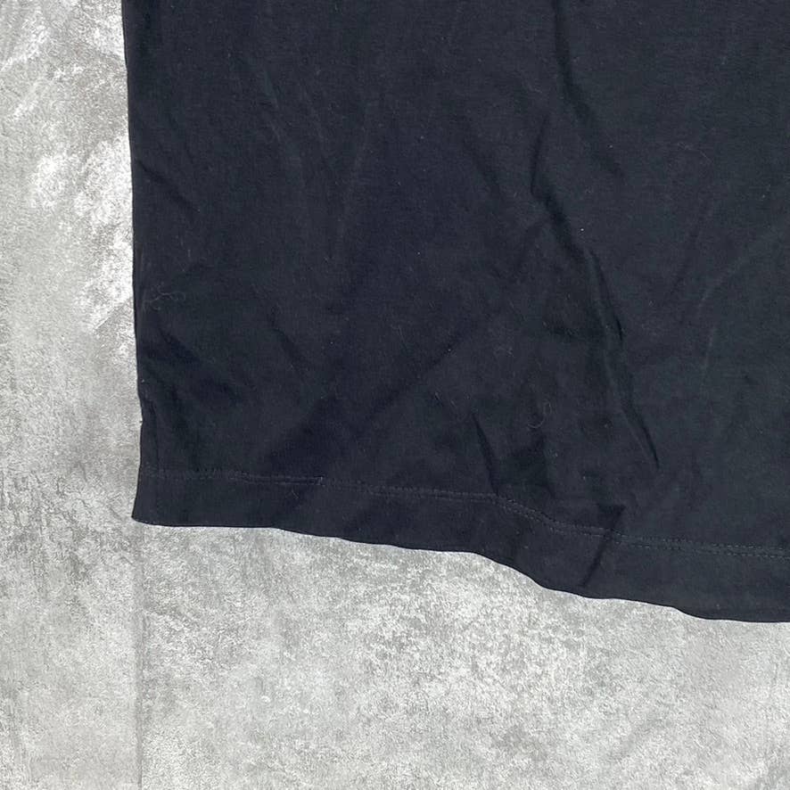 BANANA REPUBLIC Men's Black Solid New Performance Short-Sleeve Polo SZ M