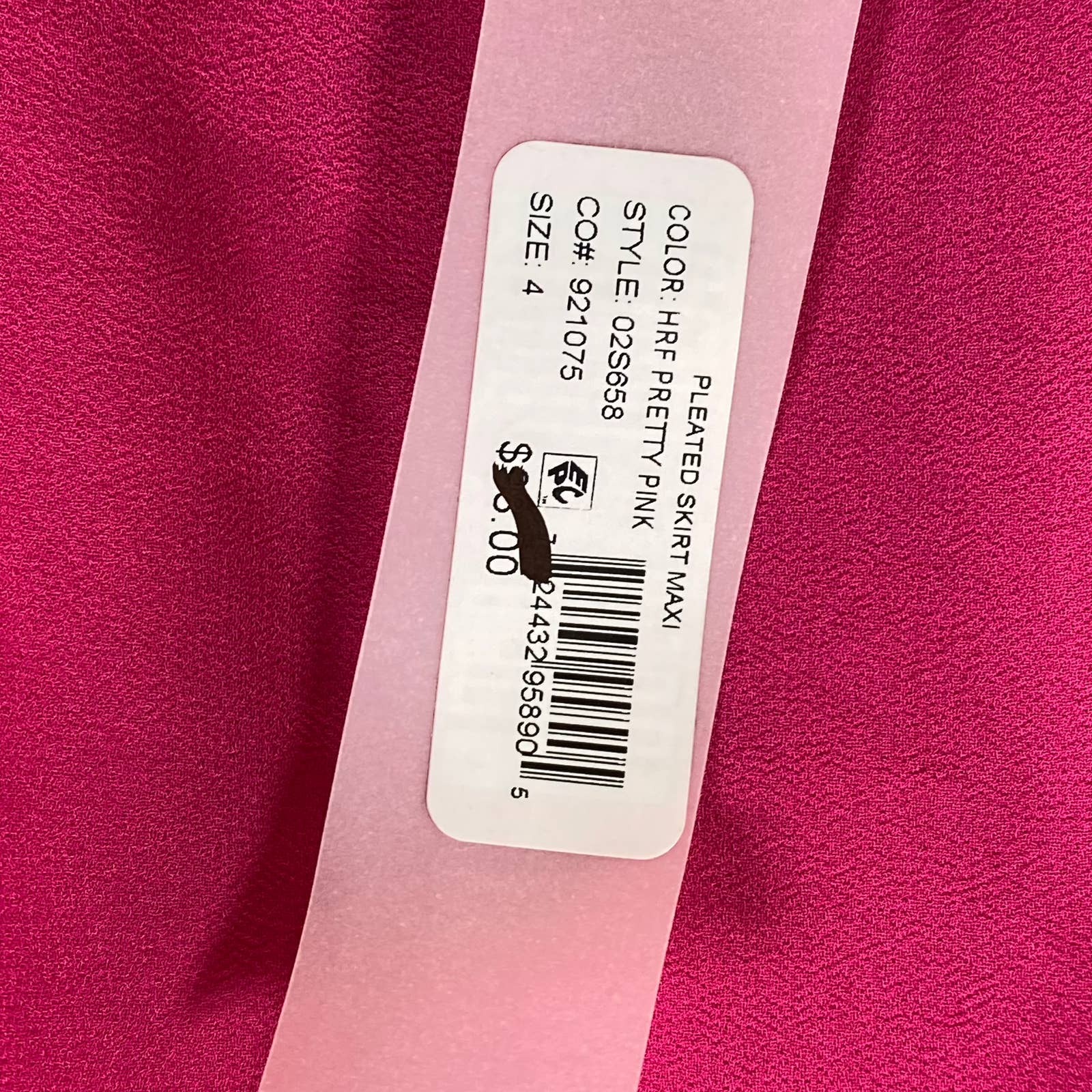SAM EDELMAN Women's Pink Pleated Skirt Halter Blouson Knee-Length Dress SZ 4