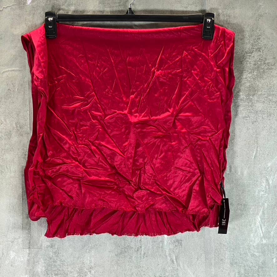 INC INTERNATIONAL CONCEPTS Women's Baked Apple Solid Knit Wrap Scarf SZ OS