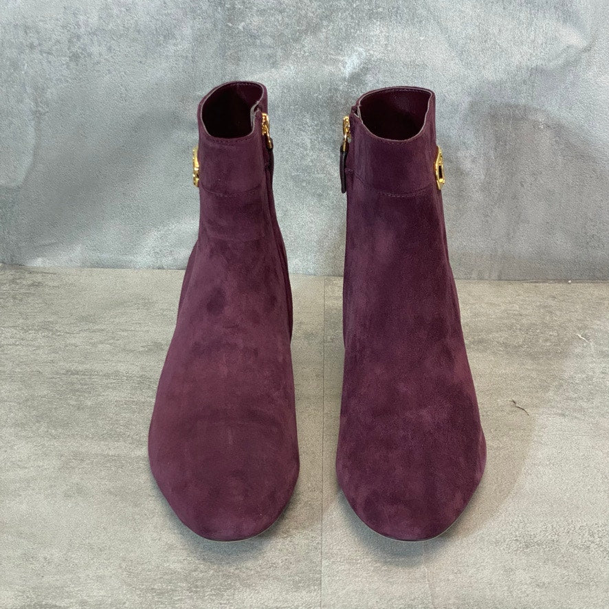 LAUREN RALPH LAUREN Bordeaux Wynne Block Heel Ankle Booties SZ 11
