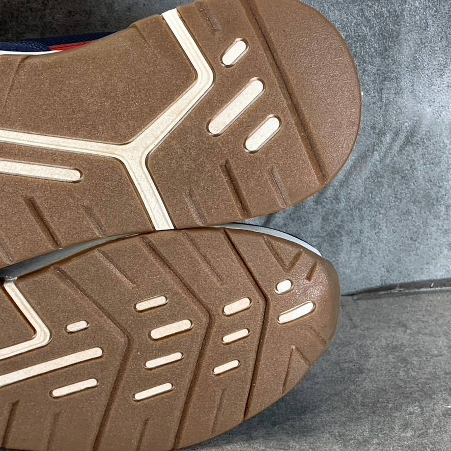 NEW YORK & COMPANY Men's Navy Harvey Low-Top Lace-Up Sneakers SZ 8.5