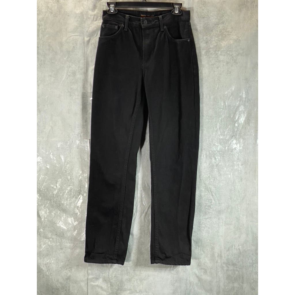 NUDIE JEANS Men's Black Soul Lofty Lo Denim Jeans SZ 26X30