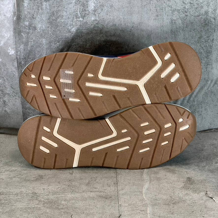 NEW YORK & COMPANY Men's Navy Harvey Low-Top Lace-Up Sneakers SZ 8.5