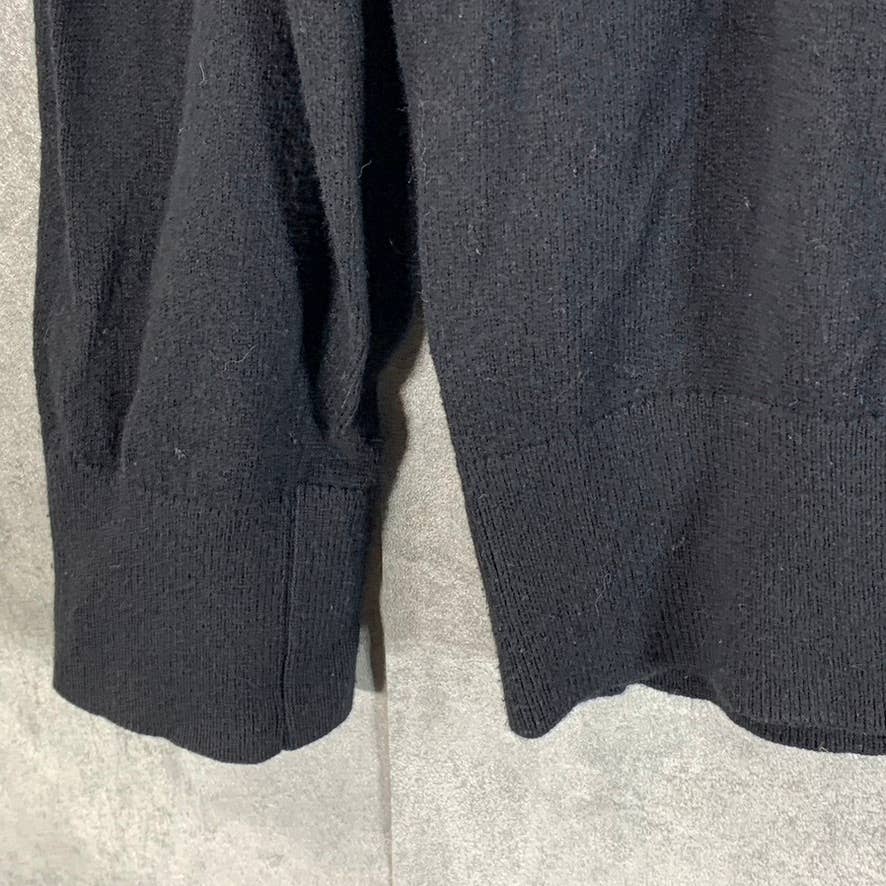BANANA REPUBLIC Men's Black Luxe V-Neck Pullover Sweater SZ XL