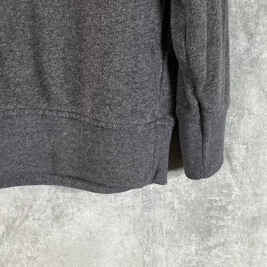 LIFE/AFTER/DENIM Men's Gray Crewneck Pullover Fleece Sweatshirt SZ M