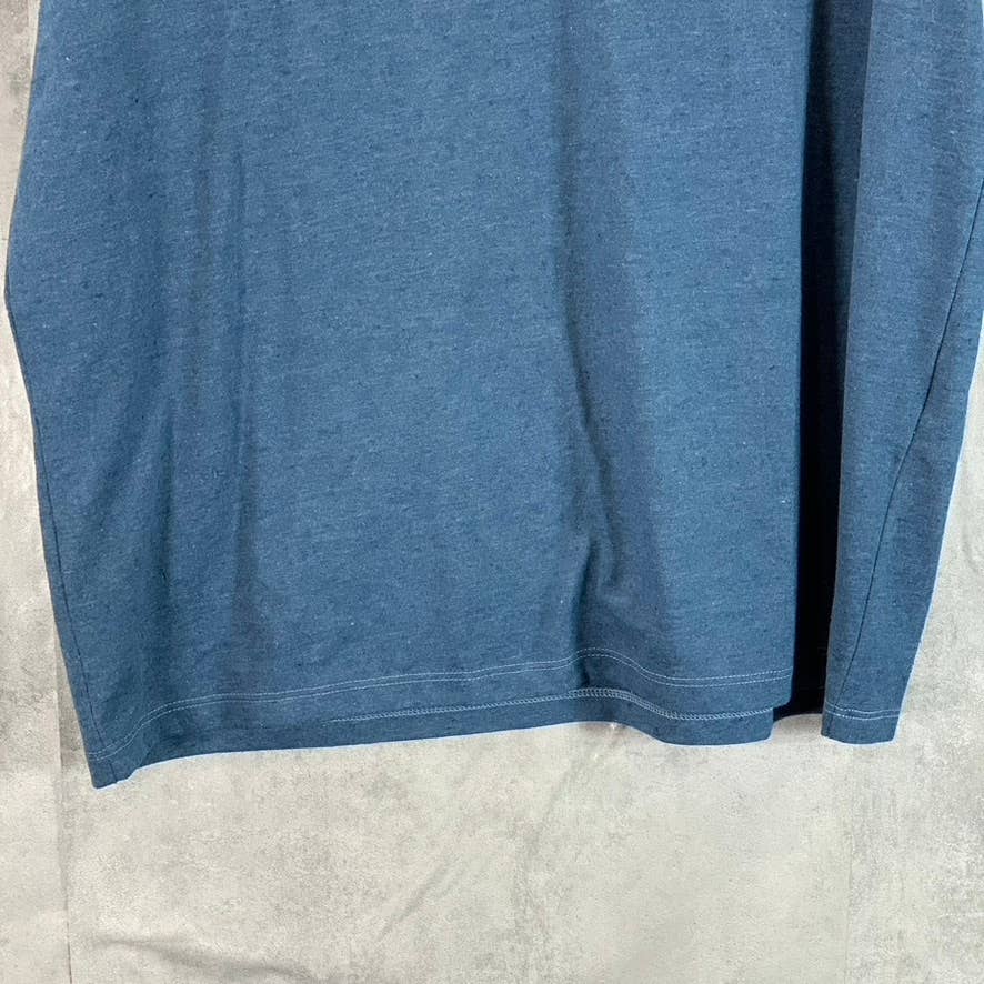 JOHN VARVATOS STAR USA Men's Peacock Blue V-Neck Short-Sleeve T-Shirt SZ XL