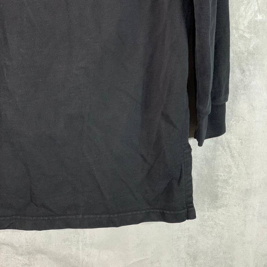ZARA MAN Men's Black Crewneck Oversized Pullover Sweater SZ M