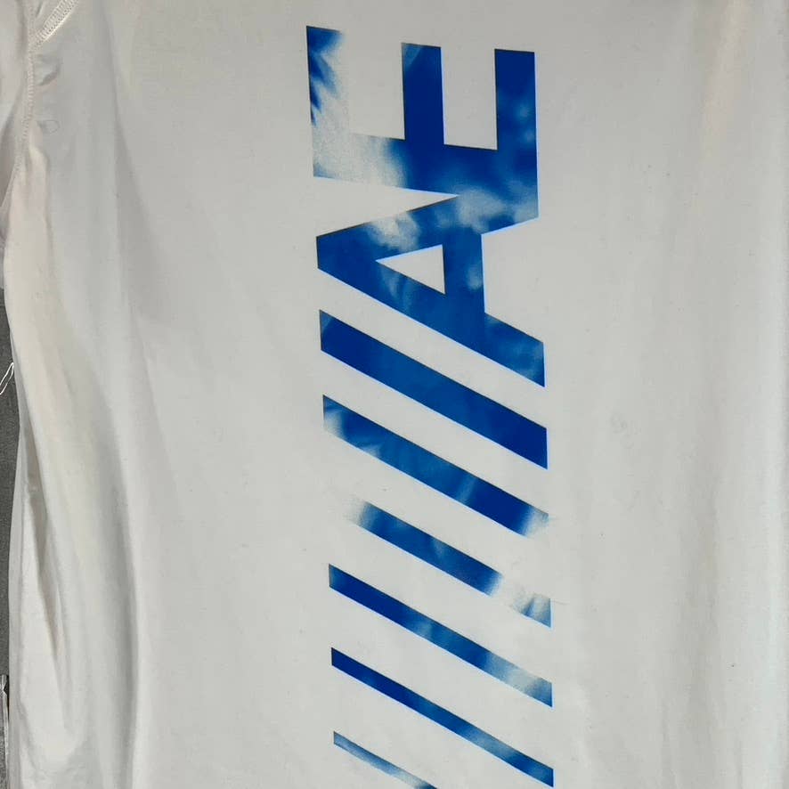 AMERICAN EAGLE OUTFITTERS Men's White AE Active Flex Crewneck T-Shirt SZ S