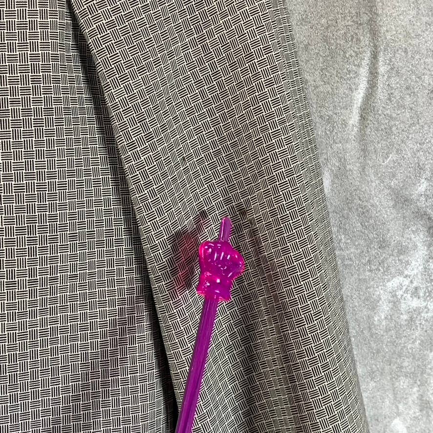 THE KOOPLES Men's Grey Printed One-Button Fitted Suit Jacket SZ 46