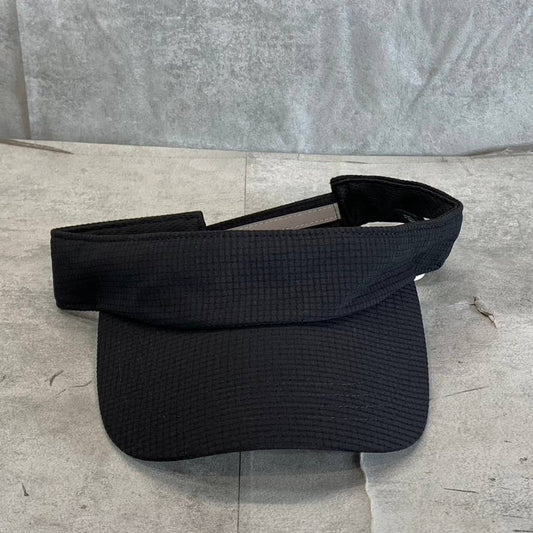 ALFANI Men's Alfa-Tech Black Reflective Adjustable Lightweight Sun Visor SZ OS