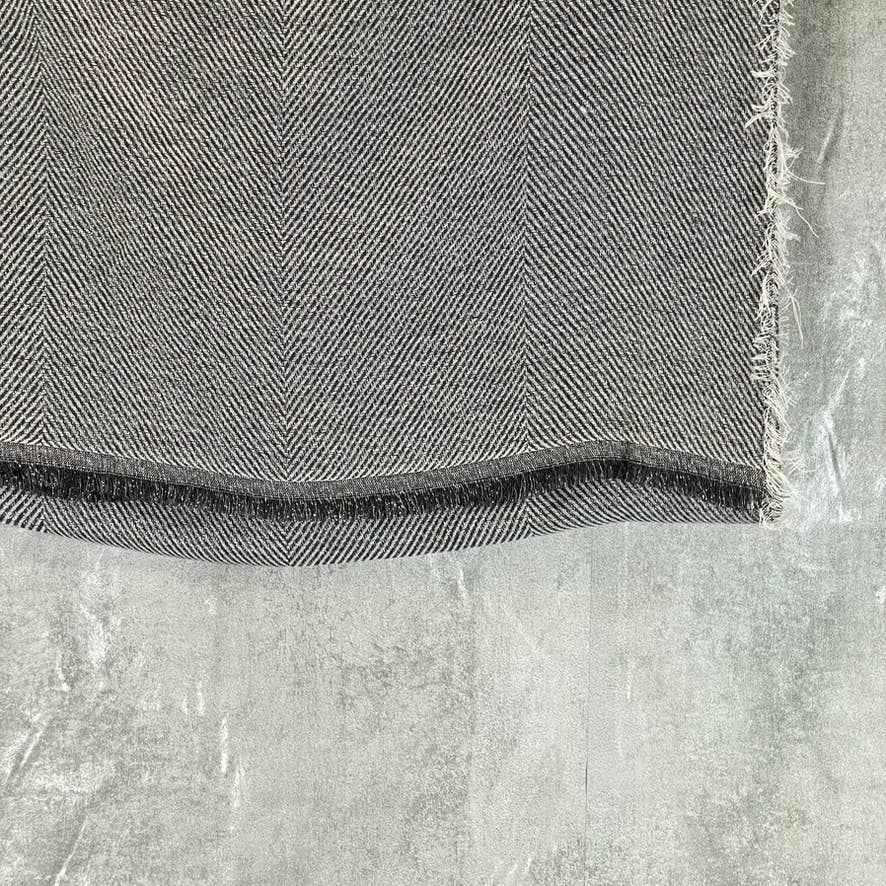 INC INTERNATIONAL CONCEPTS Women's Black Two-Tone Shine Scarf SZ OS