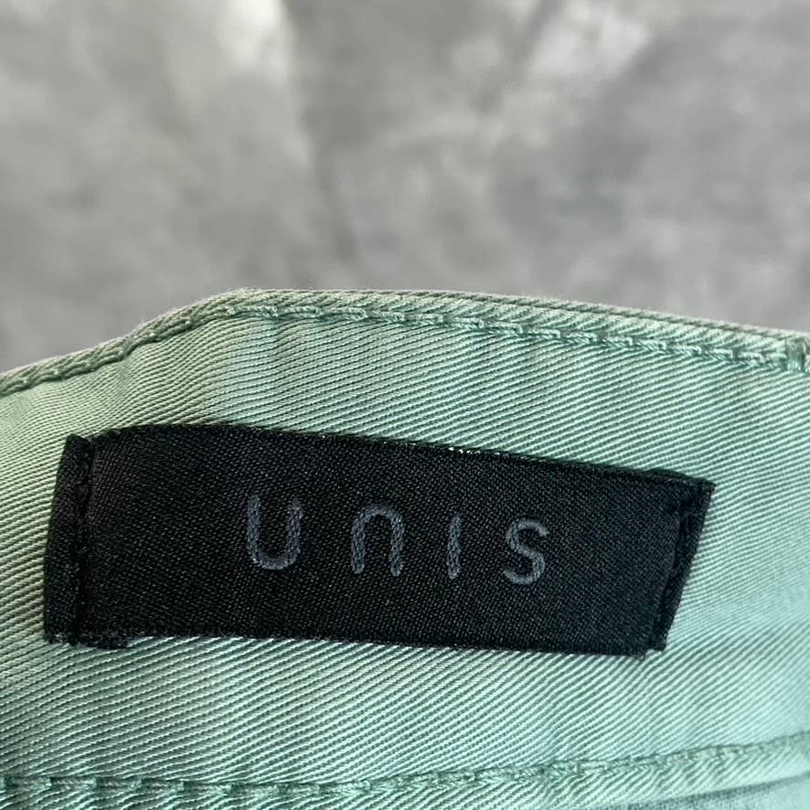 UNIS Men's Green Relaxed-Fit Ford Chino Pants SZ 32