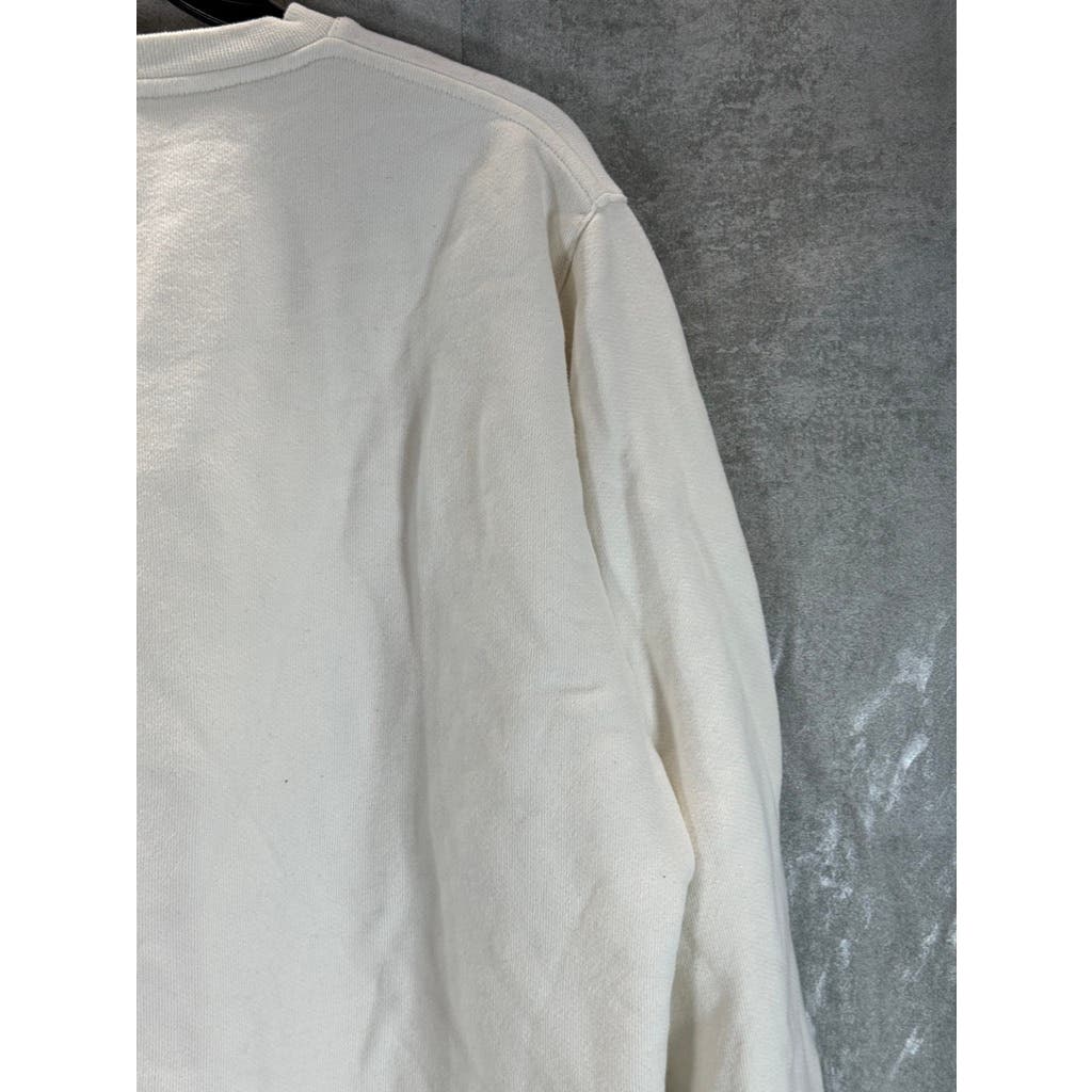 NORSE PROJECTS Men's Cream Vagn Classic Crew Pullover Sweatshirt SZ XL