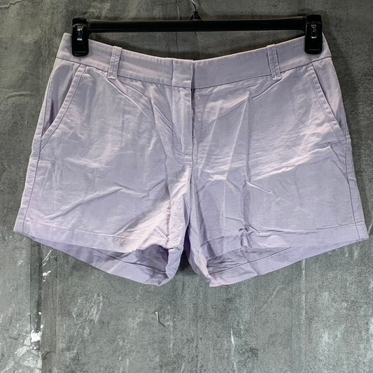 J.CREW Women's Light Purple Classic 5" Chino Shorts SZ 10