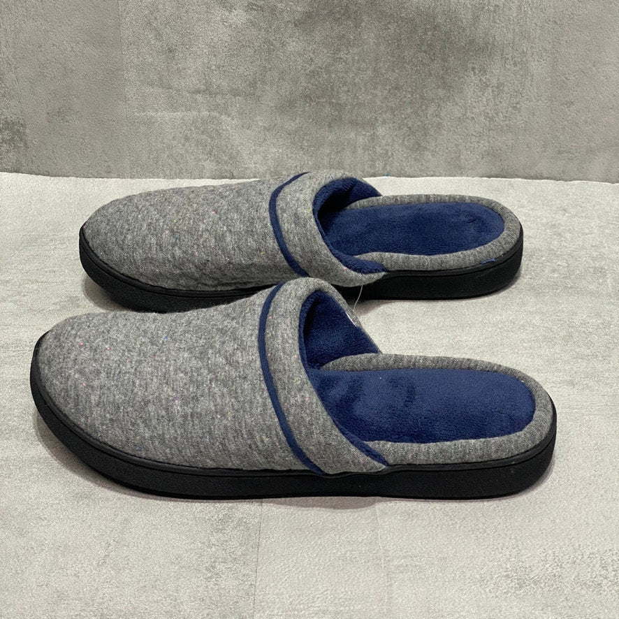 ISOTONER Signature Heather Gray Memory Foam Quilted Jersey Deena Clog Slippers SZ S(7.5-8)