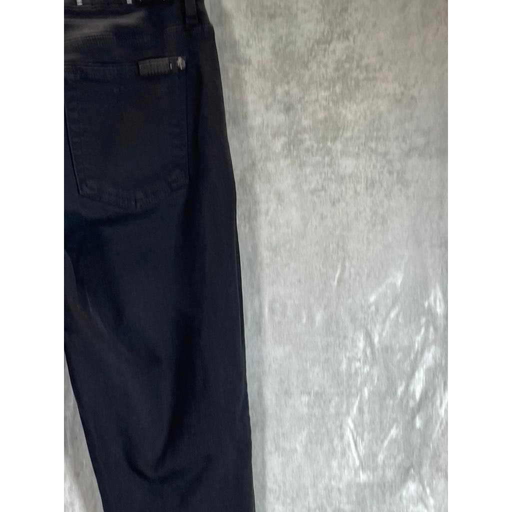 7 FOR ALL MANKIND Women's Black Solid The High-Rise Skinny Jeans SZ 28