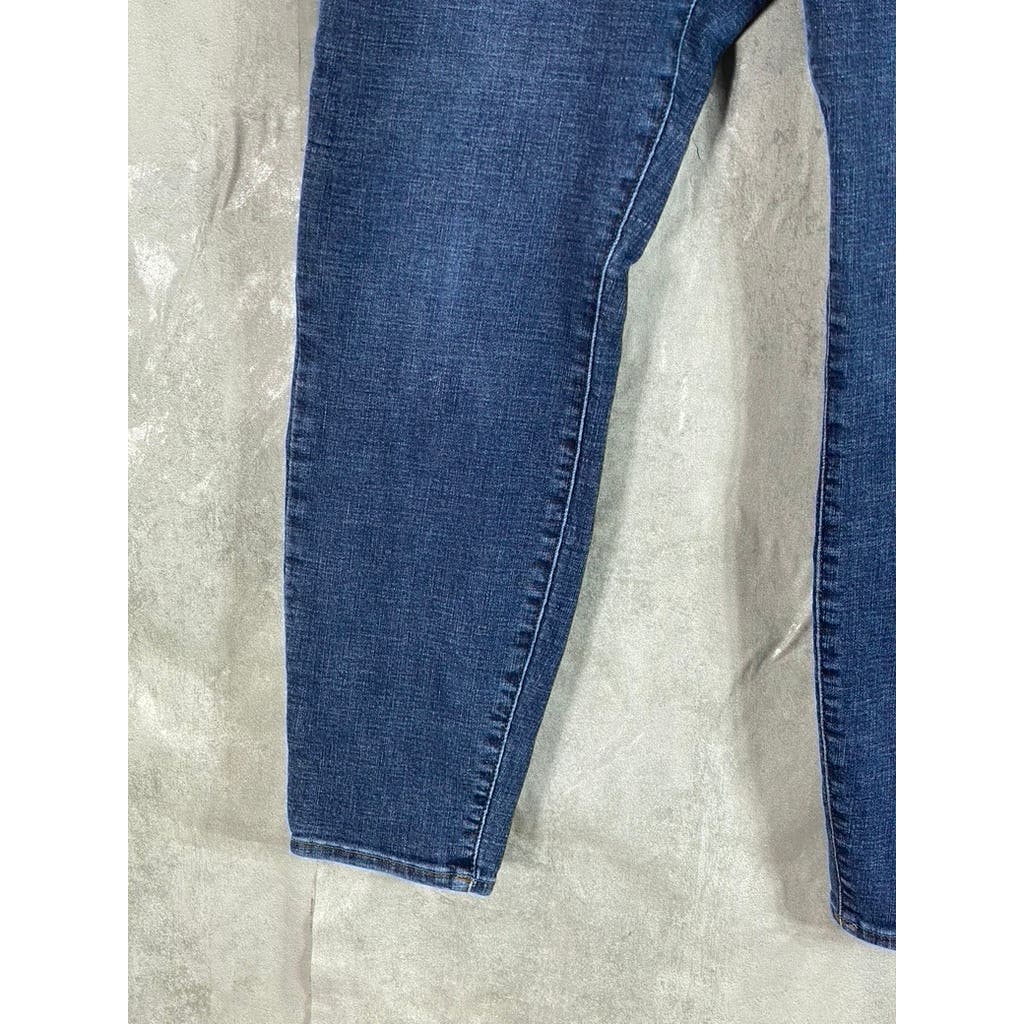 PISTOLA Women's Dark Wash Stretch Mid-Rise Skinny-Leg Denim Jeans SZ 32