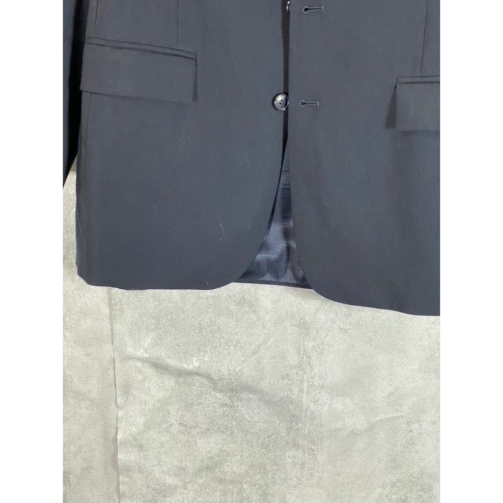 BROOKS BROTHERS Boy's Black Brooksease Three-Button Wool Blazer SZ 20