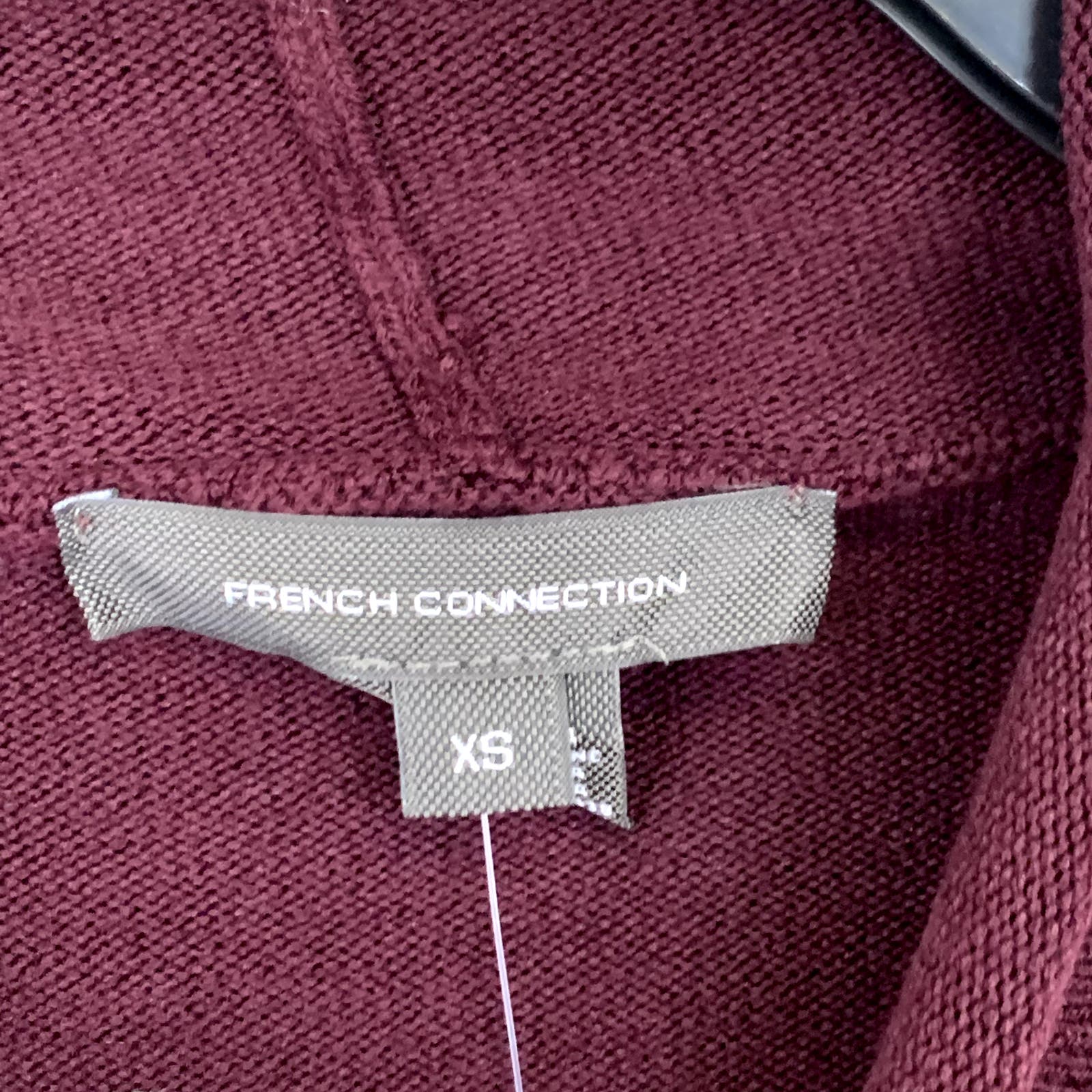 FRENCH CONNECTION Wine Turtleneck Long Sleeve Pullover Sweater SZ XS