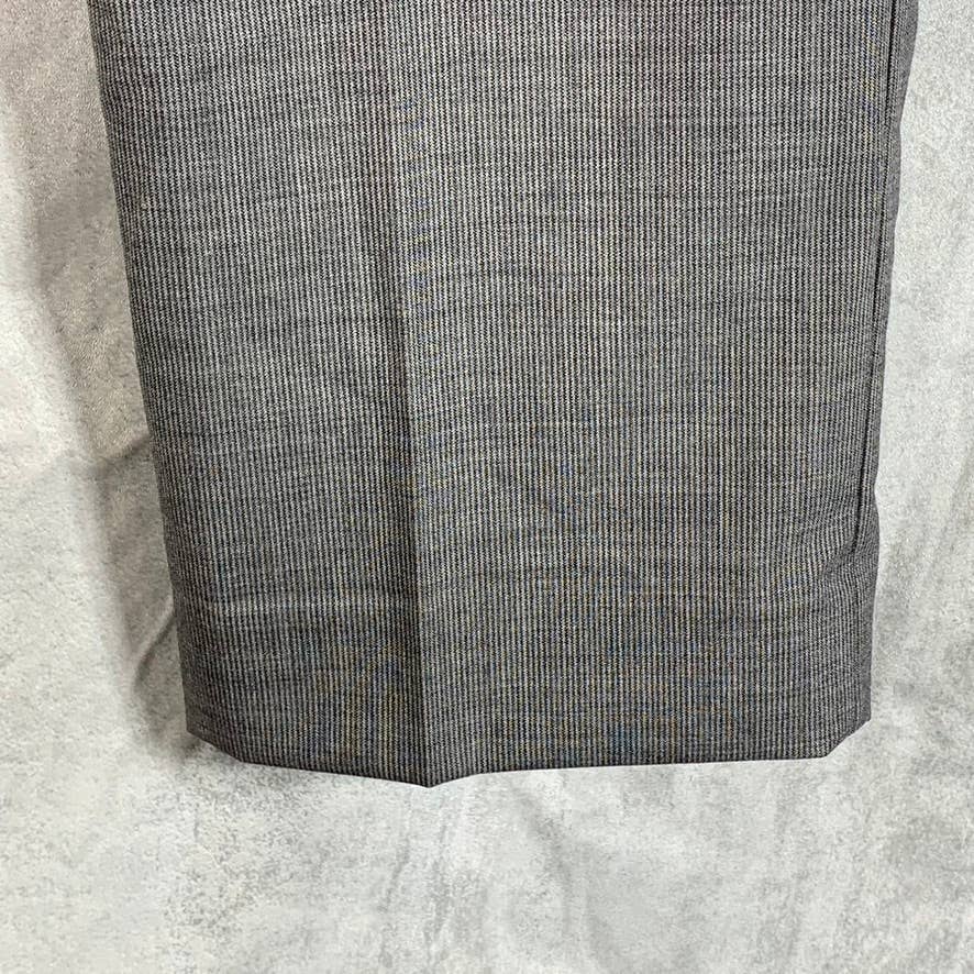 BANANA REPUBLIC Men's Grey Mini Gingham Classic-Fit Dress Pants SZ 32X32
