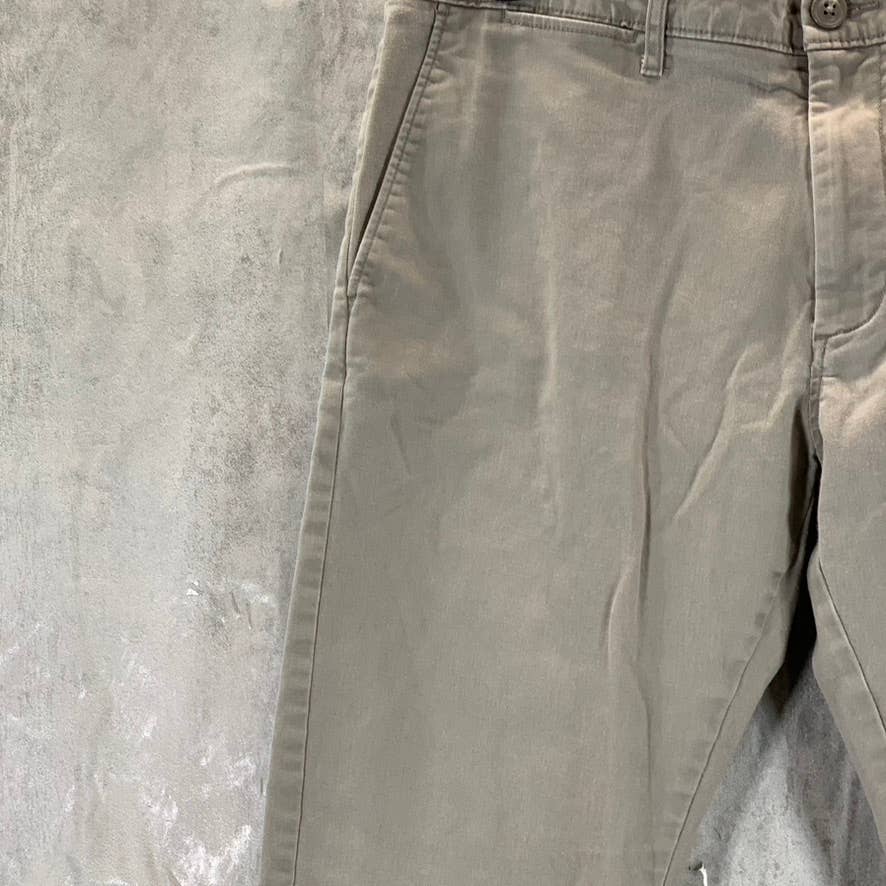 J.CREW Men's Grey 484 Stretch Slim-Fit Chino Pants SZ 33X30
