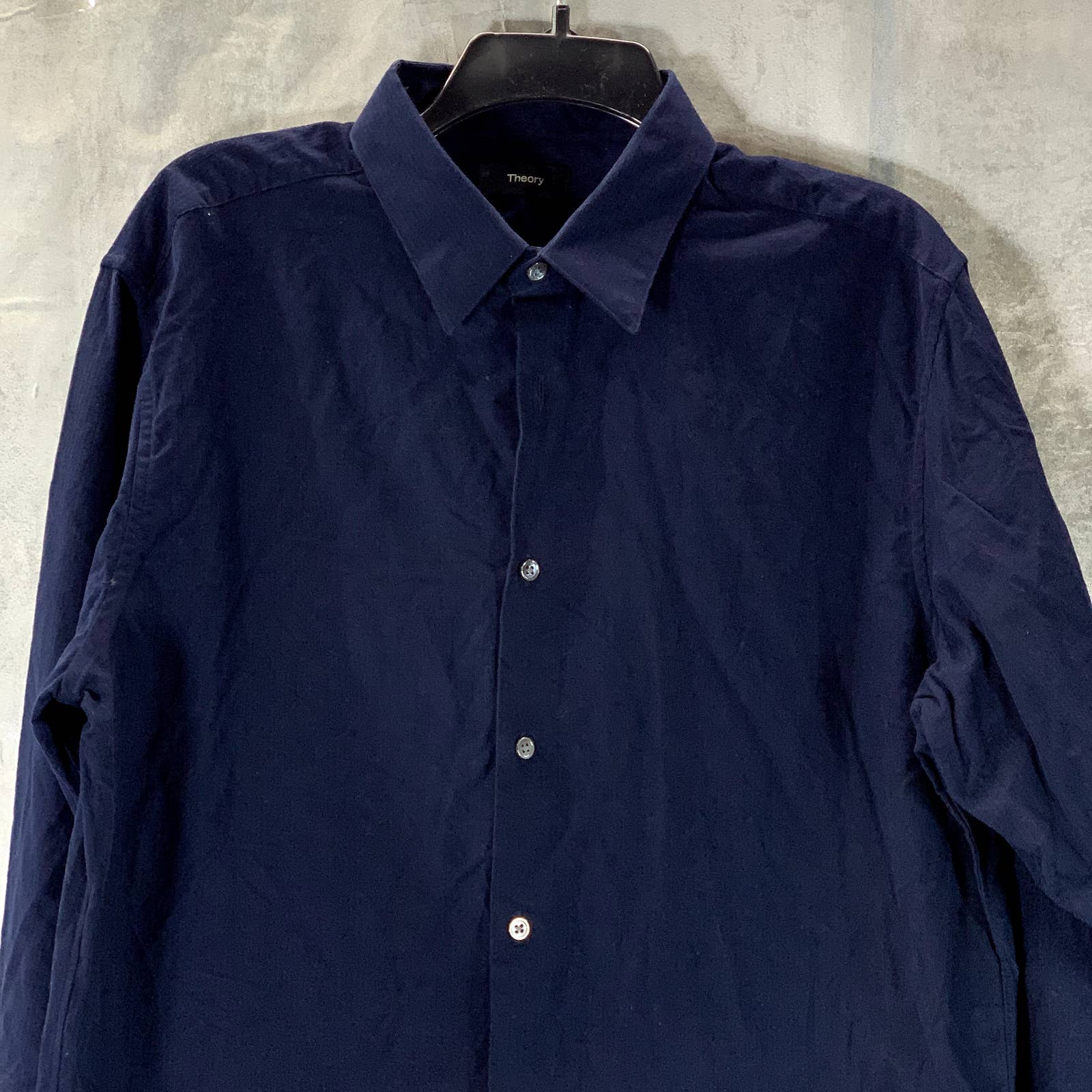 THEORY Men's Eclipse Irving Fine Wale Button-Up Long Sleeve Shirt SZ L