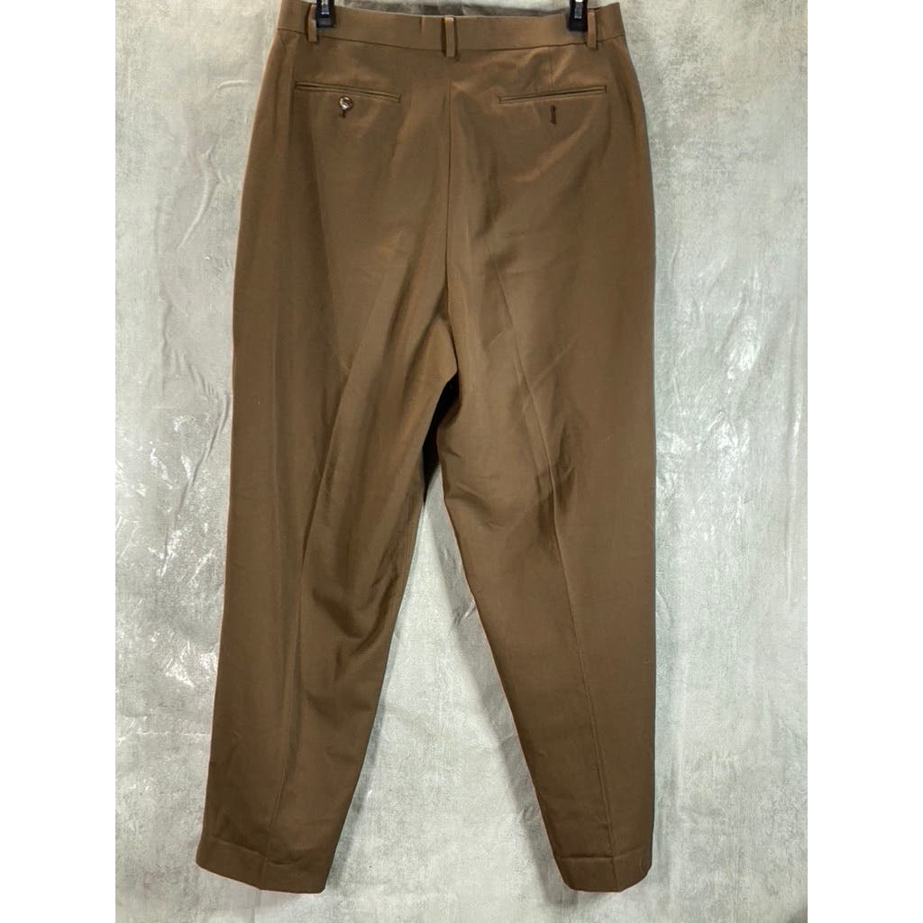 ASOS Design Men's Brown Slim Fit Trousers SZ 36X32