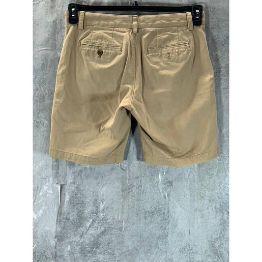 BANANA REPUBLIC Men's Rustic Khaki Cotton Stretch Slim Aiden Shorts SZ 31