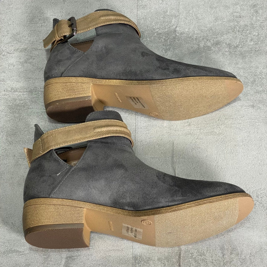 JOURNEE COLLECTION Gray Mavrik Bootie SZ 7.5