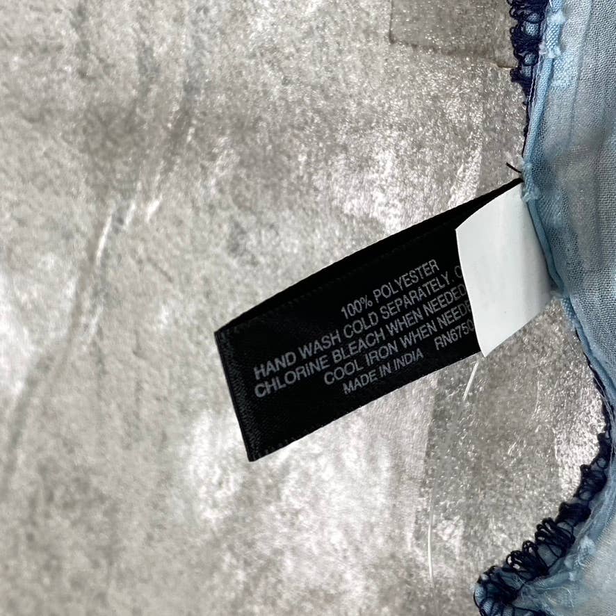 INC INTERNATIONAL CONCEPTS Women's Chambray Swiss Dot Bandana Scarf SZ OS