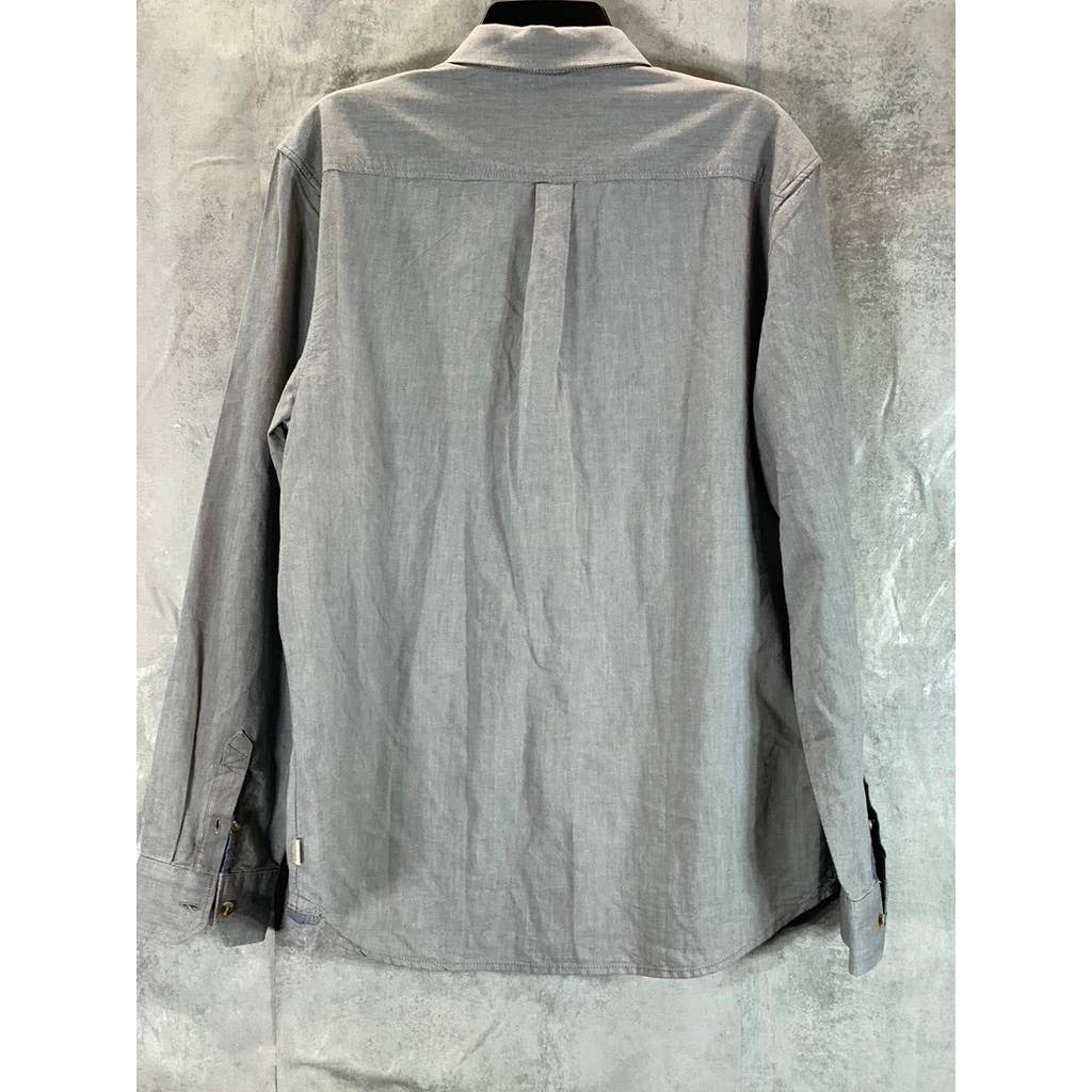 VANS Off The Wall Men's Mountain View Classic-Fit Button-Down Short SZ L