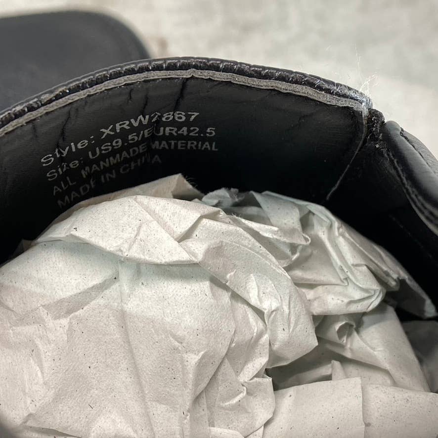 XRAY FOOTWEAR Men's Black Faux-Leather Magno Slip-On Loafers SZ 9.5