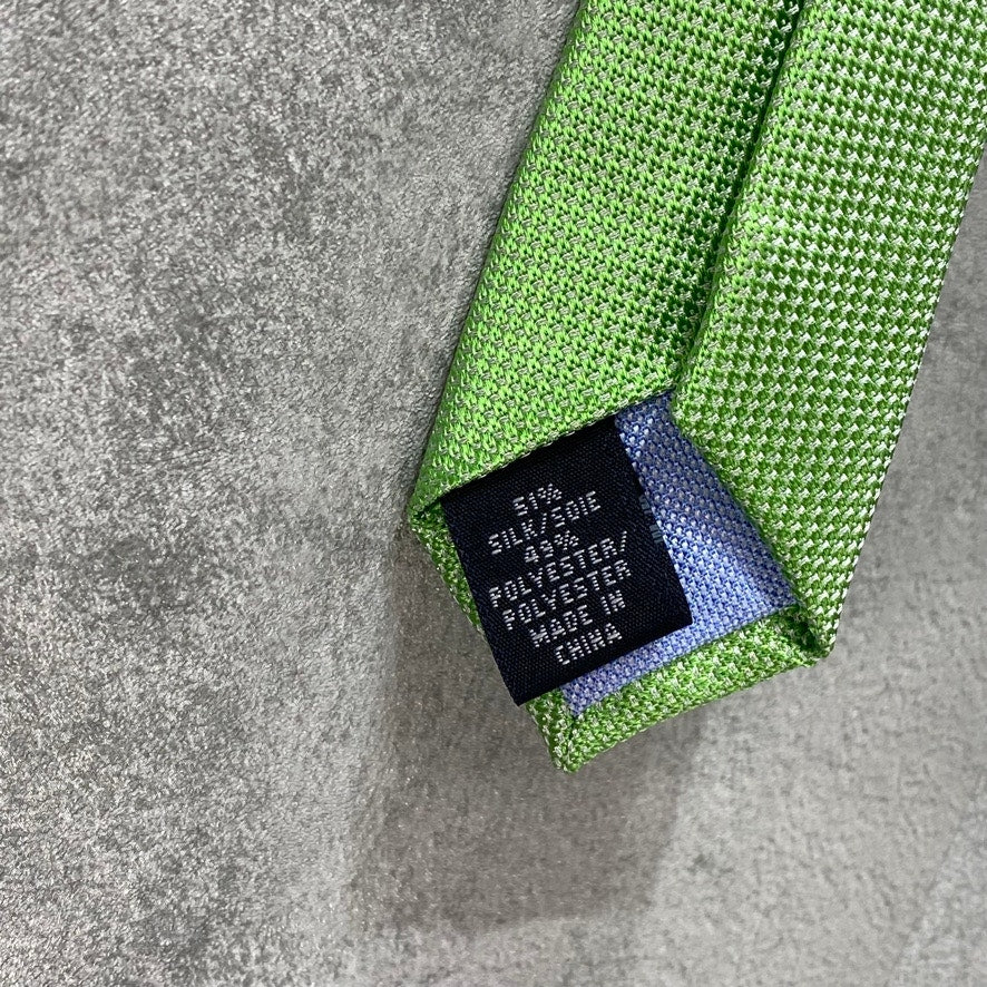 UNBRANDED Men's Green Solid Tie OS