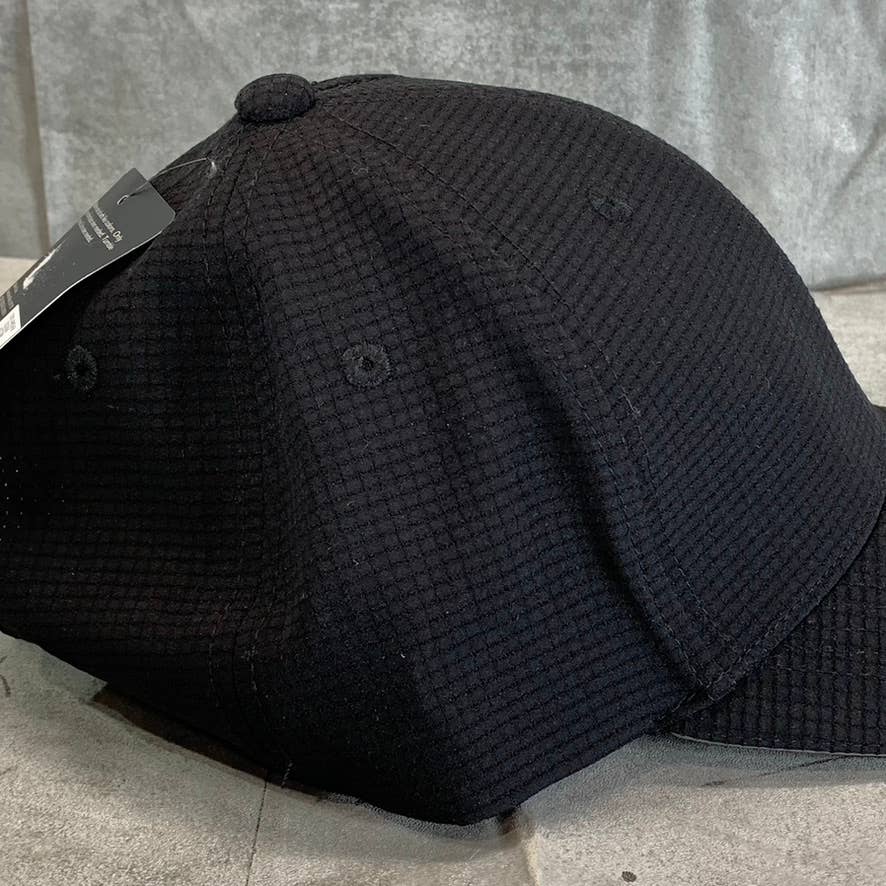 ALFANI Men's Alfa-Tech Black Reflective Trim Lightweight Baseball Cap SZ OS