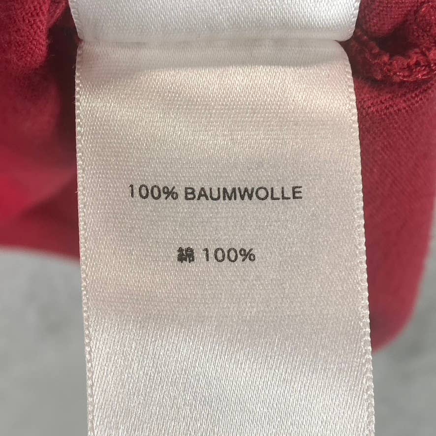 EDDIE BAUER Men's Red Cotton Short-Sleeve Crewneck T-Shirt SZ L